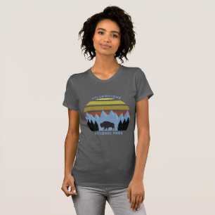 Yellowstone National Park Mountain Souvenir T-Shirt