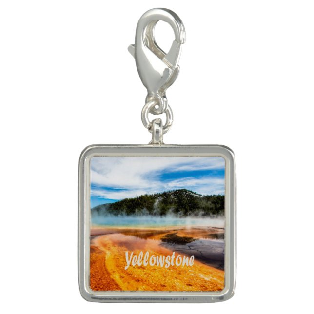 Yellowstone National Park Mountains Nature Animals Charm (Front)