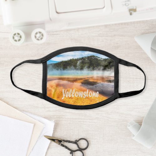 Yellowstone National Park Mountains Nature Animals Face Mask