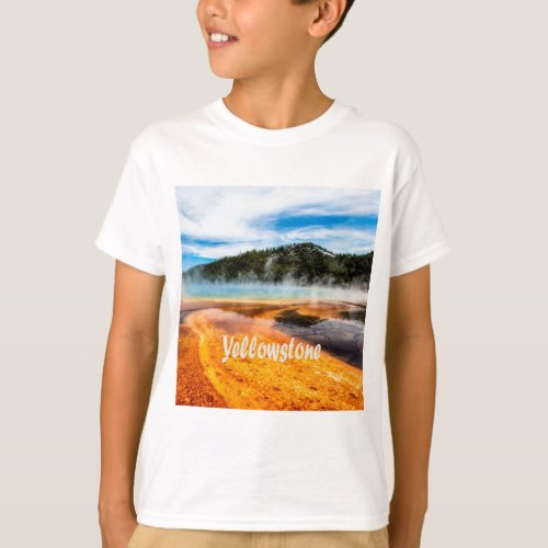 Yellowstone National Park Mountains Nature Animals T_Shirt