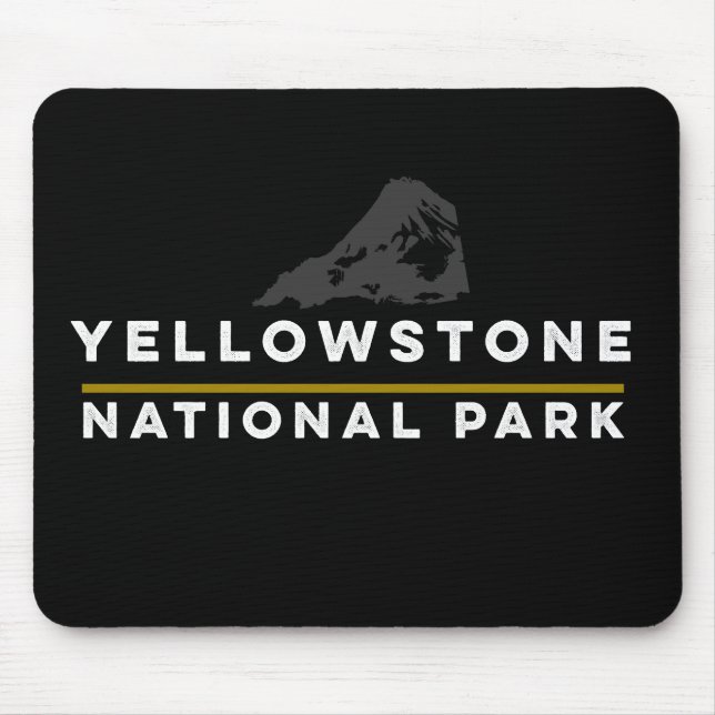 Yellowstone National Park Mouse Pad (Front)