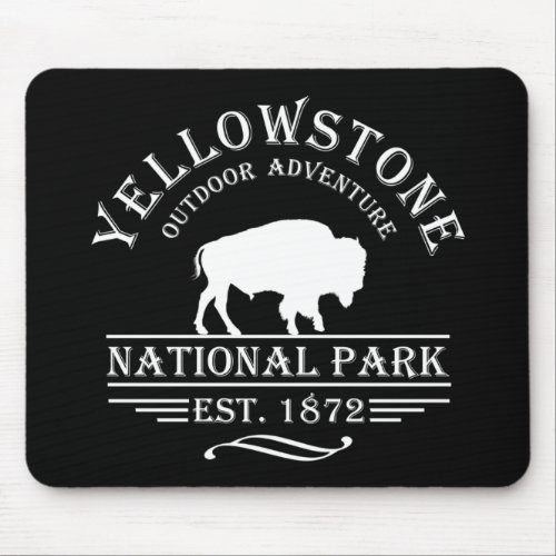 Yellowstone national park mouse pad