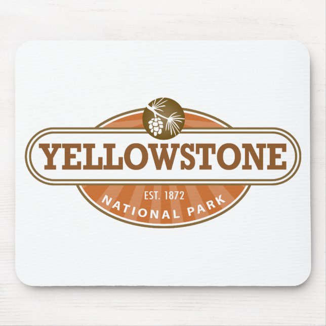 Yellowstone National Park Mouse Pad (Front)