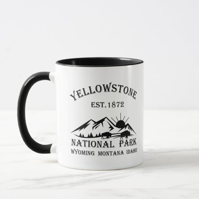 Yellowstone national park mug (Left)