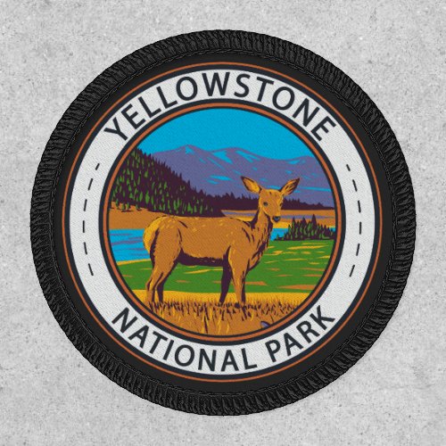 Yellowstone National Park Mule Deer Circle Patch