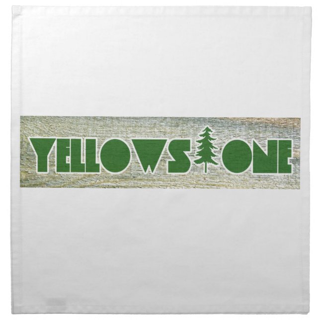 Yellowstone National Park Napkin (Front)