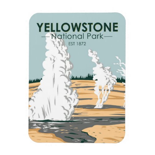 Yellowstone National Park Norris Geyser Basin Magnet