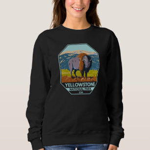 Yellowstone National Park North American Bison  Sweatshirt