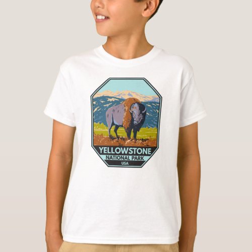 Yellowstone National Park North American Bison   T_Shirt