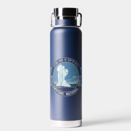 Yellowstone National Park - Old Faithful Wpa Water Bottle