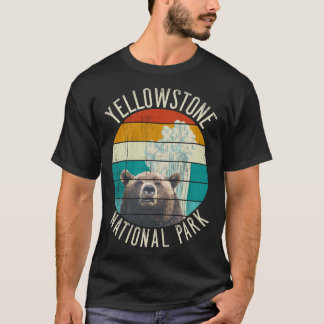Yellowstone National Park Outfit Grizzly Bear Geys T-Shirt