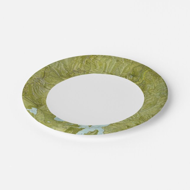Yellowstone National Park Paper Plates (Angled)