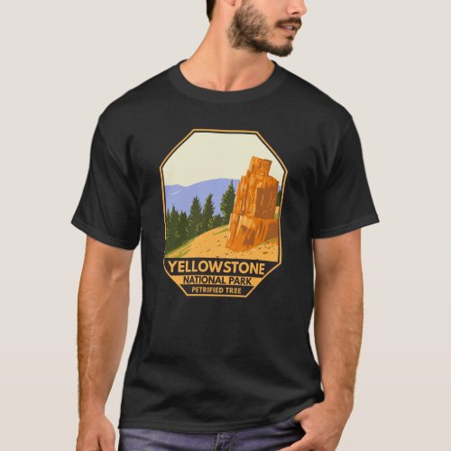 Yellowstone National Park Petrified Tree Vintage  T_Shirt
