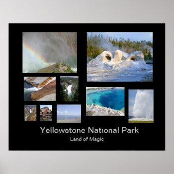 Yellowstone National Park Photo Template Poster by bluerabbit at Zazzle