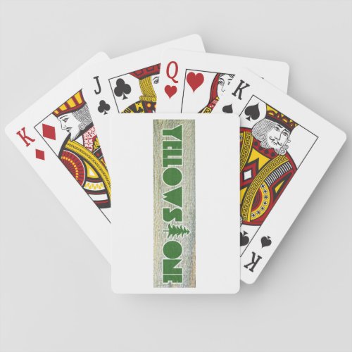 Yellowstone National Park Poker Cards