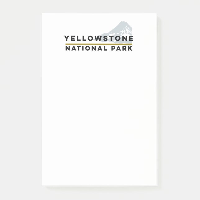 Yellowstone National Park Post-it Notes (Front)