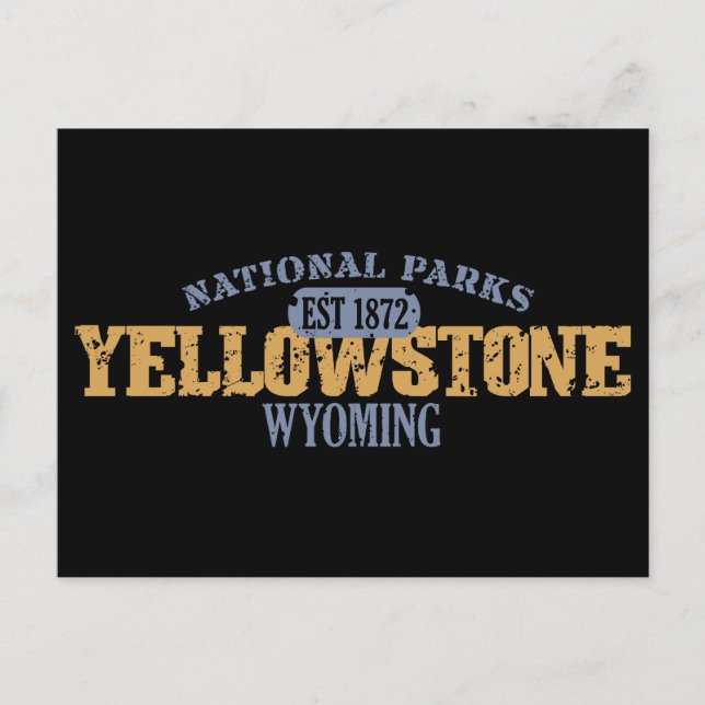 Yellowstone National Park Postcard (Front)