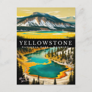 YELLOWSTONE NATIONAL PARK POSTCARD