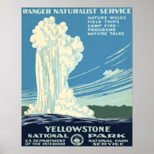 Yellowstone National Park Poster