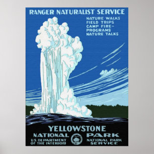 Yellowstone National Park Poster