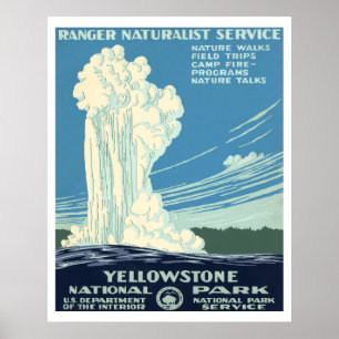 Yellowstone National Park Poster