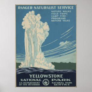 Yellowstone National Park Poster