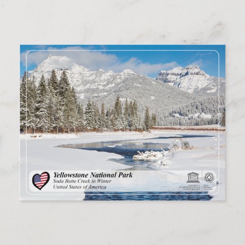Yellowstone National Park _ Soda Butte Creek Postcard
