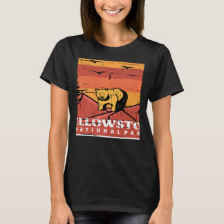 Yellowstone National Park Souvenir Grizzly Bear Wy T-Shirt
