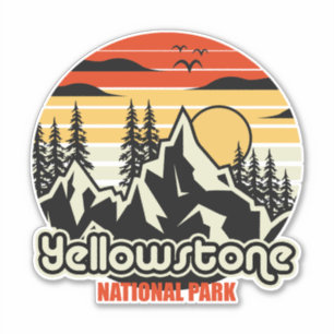 Yellowstone National Park Sticker