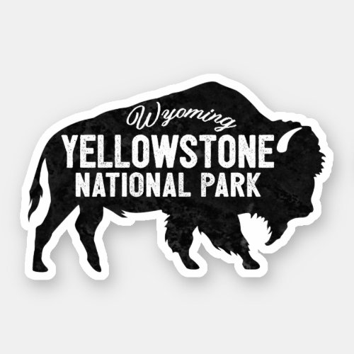 Yellowstone National Park Sticker Decal Wyoming