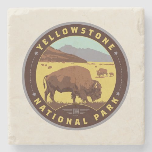 Yellowstone National Park Stone Coaster