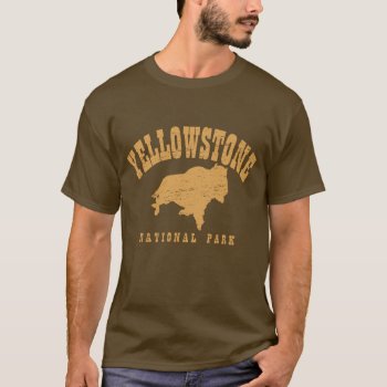 Yellowstone National Park T-shirt by etopix at Zazzle