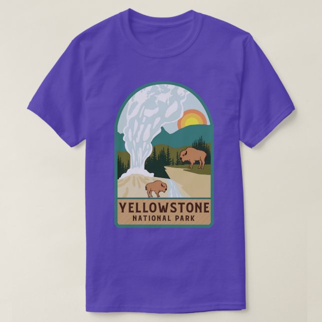 Yellowstone National Park T-Shirt (Design Front)