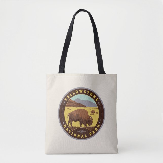Yellowstone National Park Tote Bag (Front)