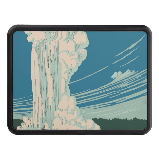 Yellowstone National Park Tow Hitch Cover (Front)