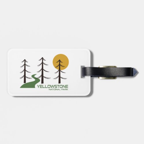 Yellowstone National Park Trail Luggage Tag