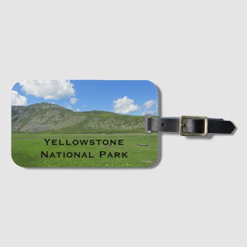 Yellowstone National Park Travel Landscape Luggage Tag