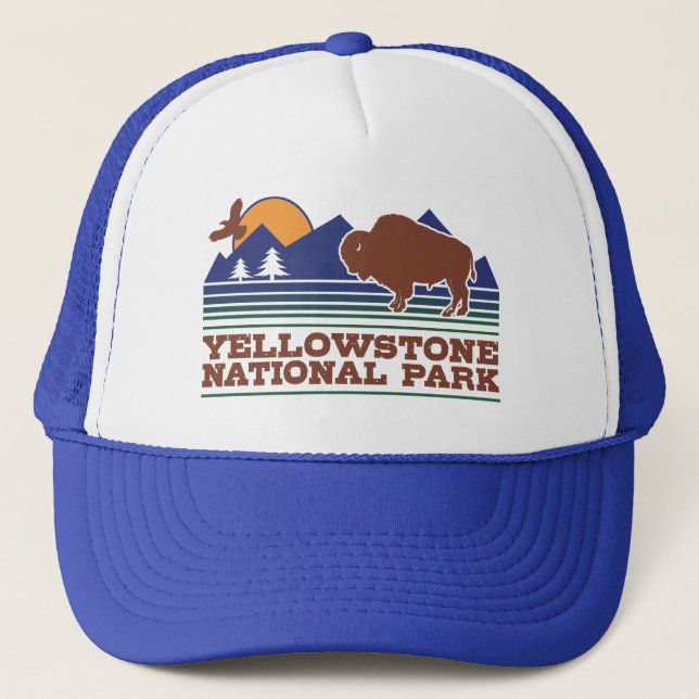 Yellowstone National Park Trucker Hat (Front)
