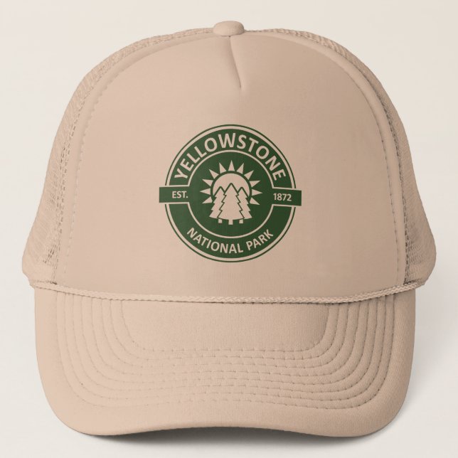 Yellowstone National Park Trucker Hat (Front)