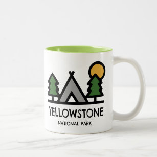 Yellowstone National Park Two-Tone Coffee Mug