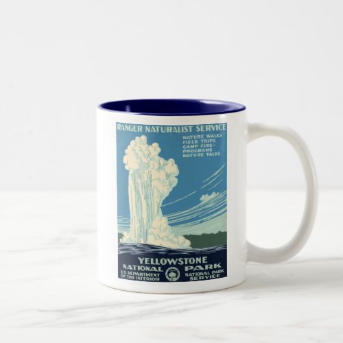 Yellowstone National Park Two_Tone Coffee Mug