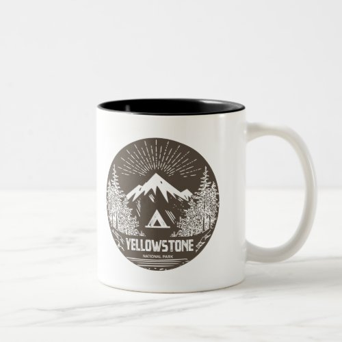 Yellowstone National Park Two_Tone Coffee Mug