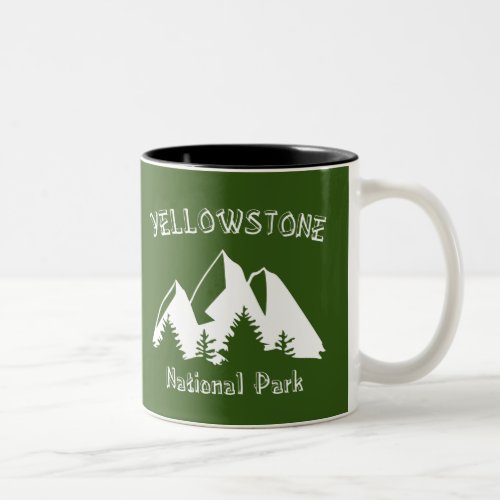 Yellowstone National Park Two_Tone Coffee Mug