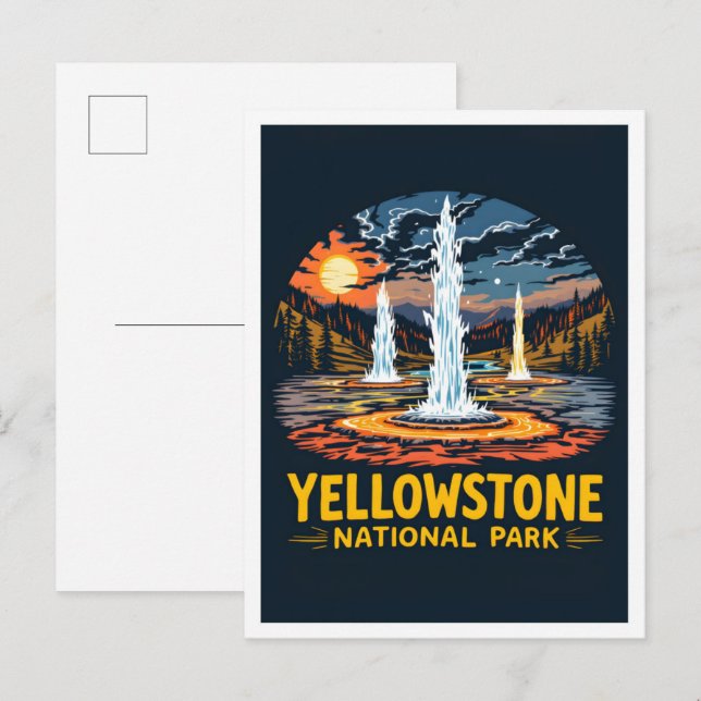 Yellowstone National Park United States Postcard (Front/Back)