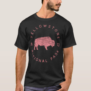 Yellowstone National Park USA American Travel Vint T-Shirt