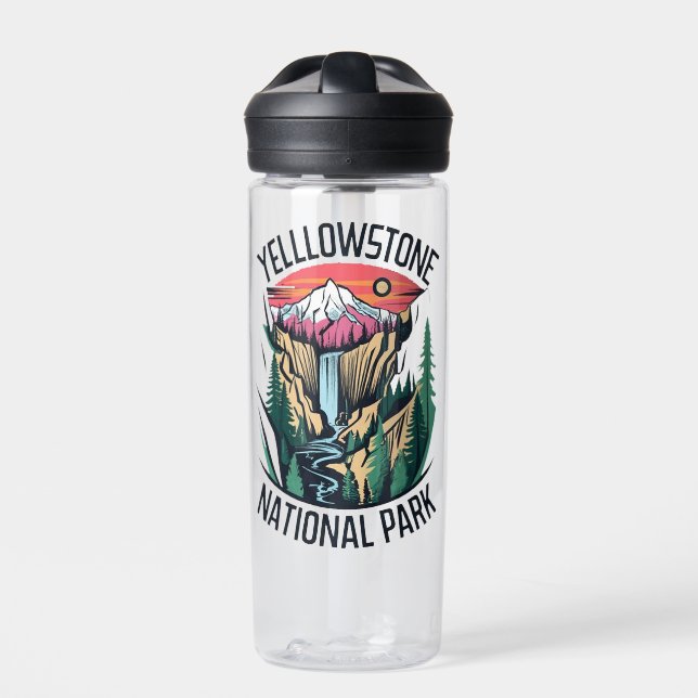 Yellowstone National Park Water Bottle (Front)
