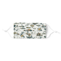 Yellowstone National Park Wildlife Pattern Adult Cloth Face Mask
