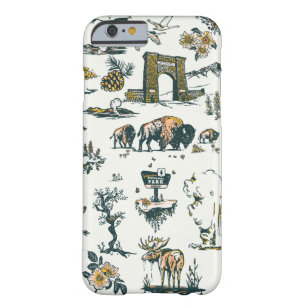 Yellowstone National Park Wildlife Pattern Barely There iPhone 6 Case