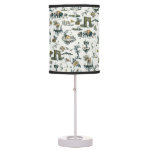 Yellowstone National Park Wildlife Pattern Table Lamp at Zazzle
