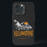 Yellowstone National Park Wolf Mountains Vintage  iPhone 13 Pro Case<br><div class="desc">Vintage design Yellowstone US National Park Wolf, Mountains & Adventure. Great clothing apparel design for people who love outdoor camping, camper, hiker, hiking, road trip, Family trip, summer trip. The perfect tee to wear while planning National Parks Road Trip. A great road trip illustration with an old-school style also makes...</div>